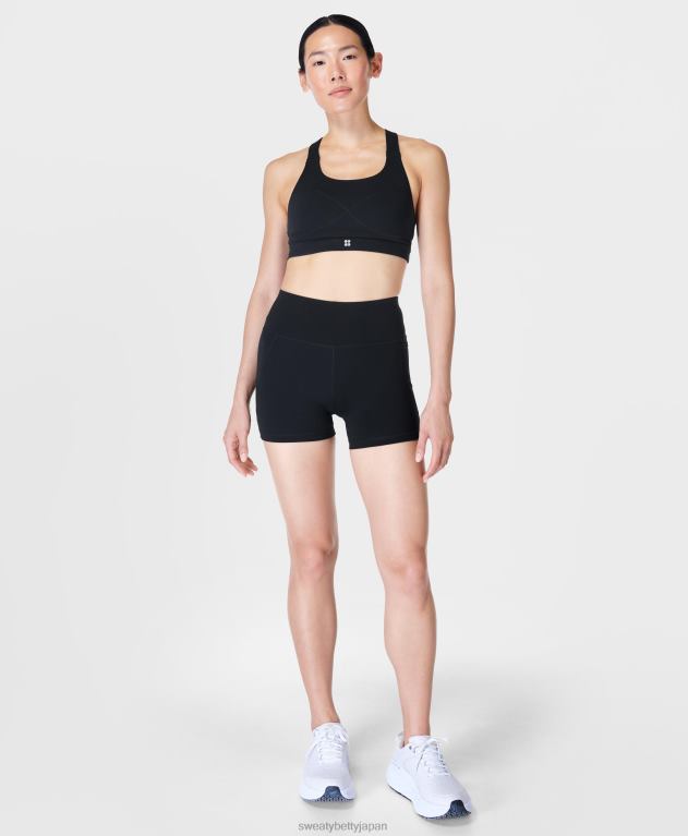 Sweaty Betty 女性 パワー4インチバイカーショーツ L4RHF673 衣類 黒