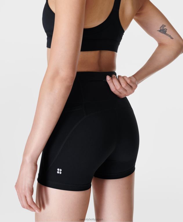 Sweaty Betty 女性 パワー4インチバイカーショーツ L4RHF673 衣類 黒