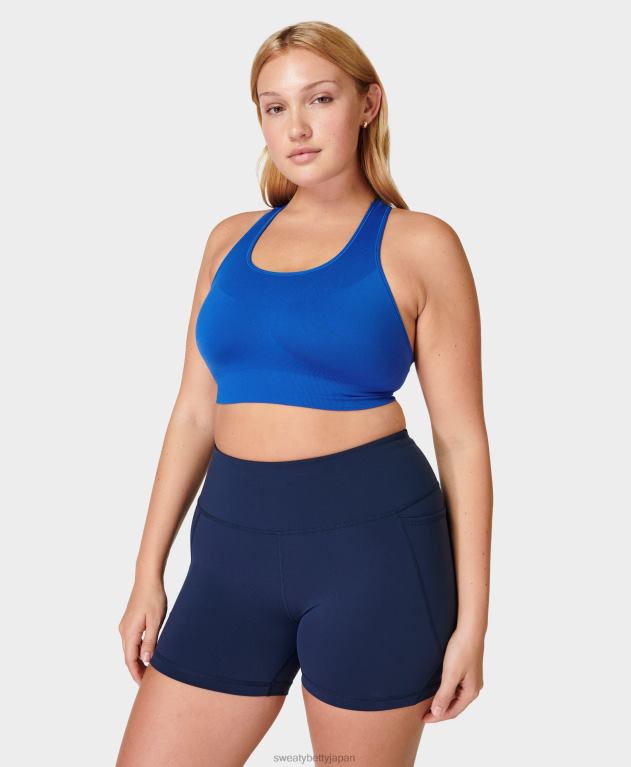 Sweaty Betty 女性 パワー4インチバイカーショーツ L4RHF674 衣類 ネイビーブルー