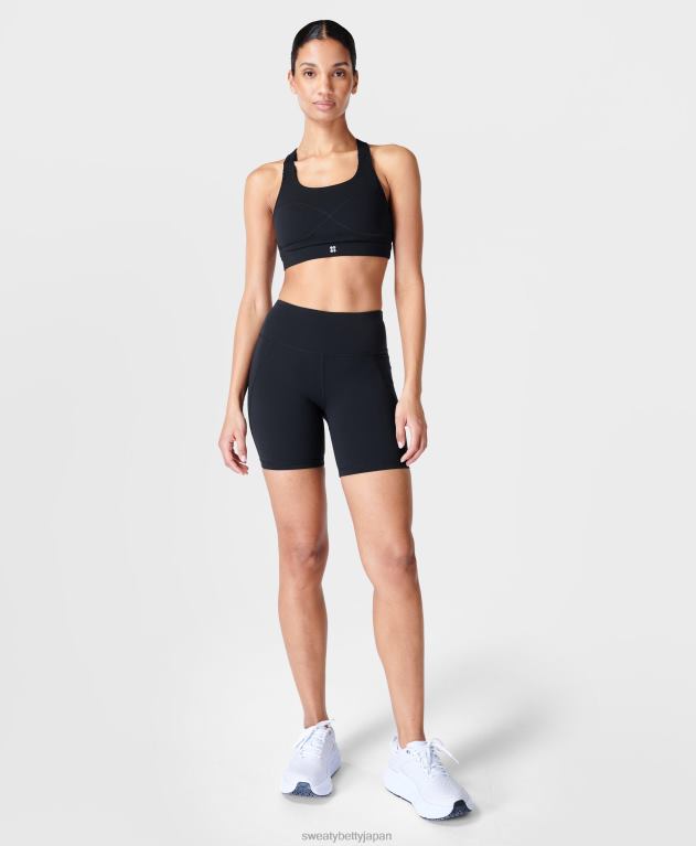 Sweaty Betty 女性 パワー6インチバイカーショーツ L4RHF413 衣類 黒