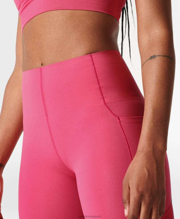 Sweaty Betty 女性 パワーハイウエスト 9インチバイカーショーツ L4RHF1066 衣類 ダリアピンク