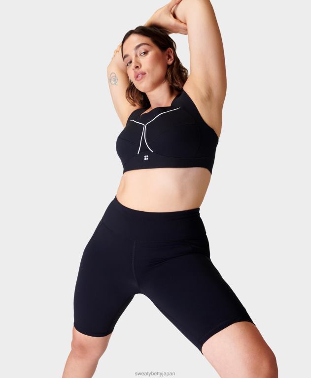 Sweaty Betty 女性 パワー9インチバイカーショーツ L4RHF412 衣類 黒