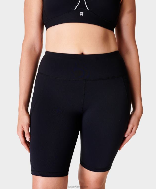 Sweaty Betty 女性 パワー9インチバイカーショーツ L4RHF412 衣類 黒