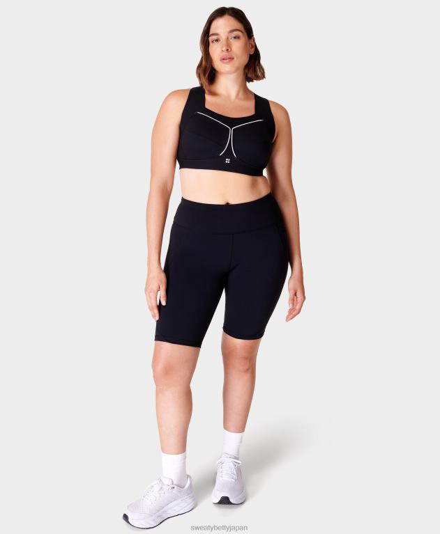 Sweaty Betty 女性 パワー9インチバイカーショーツ L4RHF412 衣類 黒