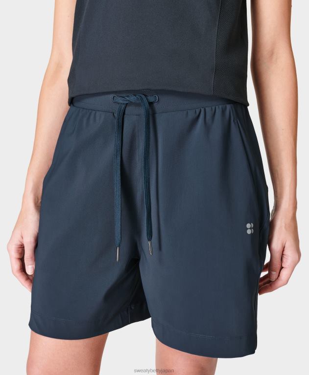 Sweaty Betty 女性 エクスプローラーショーツ L4RHF548 衣類 ネイビーブルー