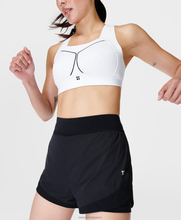 Sweaty Betty 女性 テンポランショーツ L4RHF636 衣類 黒