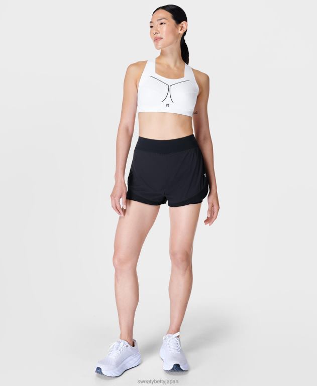 Sweaty Betty 女性 テンポランショーツ L4RHF636 衣類 黒