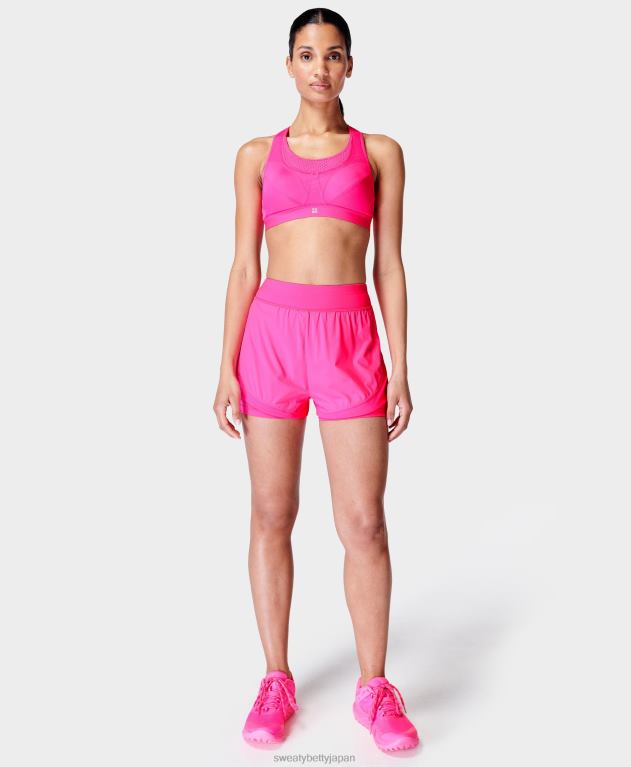 Sweaty Betty 女性 テンポランショーツ L4RHF637 衣類 ホトピンク