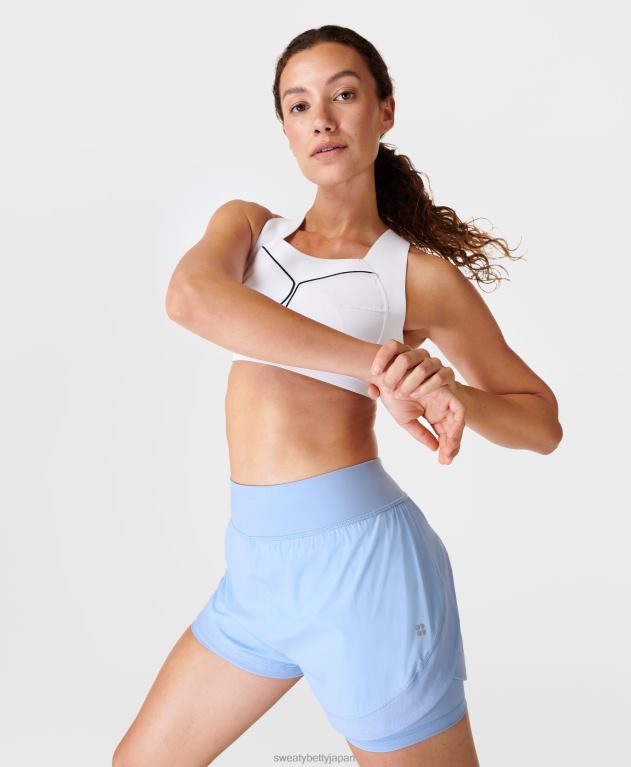 Sweaty Betty 女性 テンポランショーツ L4RHF638 衣類 フィルターブルー