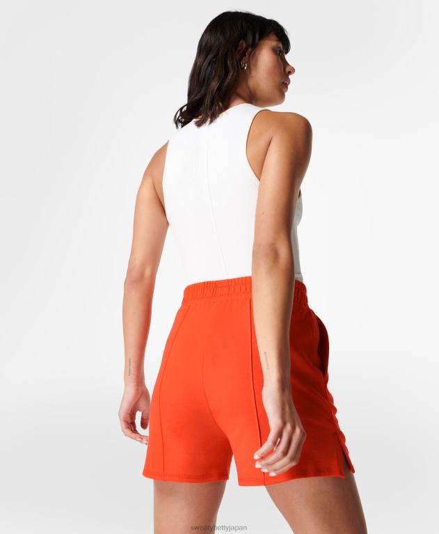 Sweaty Betty 女性 授業後のショートパンツ L4RHF696 衣類 リゾートレッド