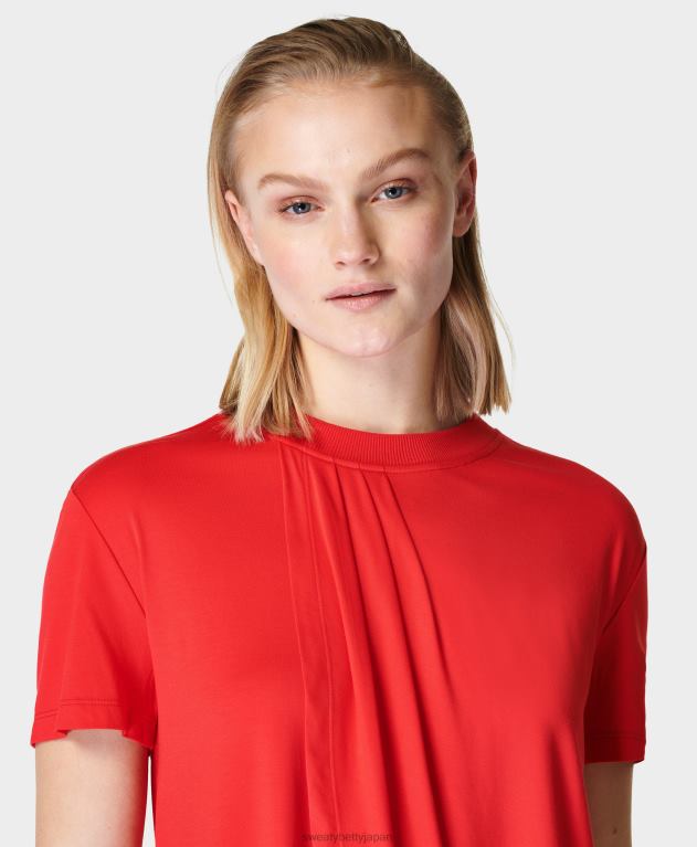 Sweaty Betty 女性 トリ半袖Tシャツ L4RHF971 衣類 チューリップレッド