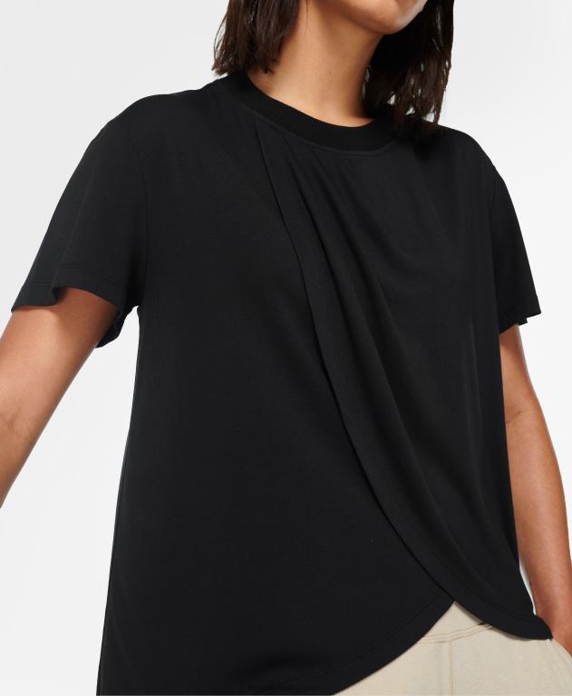 Sweaty Betty 女性 トリ半袖Tシャツ L4RHF972 衣類 黒