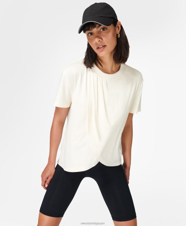 Sweaty Betty 女性 トリ半袖Tシャツ L4RHF973 衣類 アラバスターホワイト