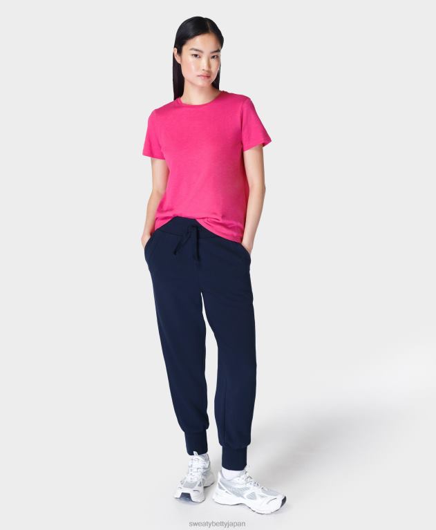 Sweaty Betty 女性 リフレッシュクルーネックTシャツ L4RHF976 衣類 フランボワーズピンク